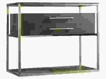 Hooker Furniture Curata One-Drawer Nightstand in Dark Wood 1600-90016-DKW