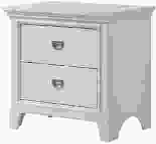 Bernards Grey Meadow 2 Drawer Nightstand in Grey 200-120