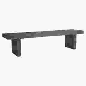 Bernhardt Luca Bench in Smoked Truffle 313508