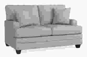 Bassett Carolina Fabric Track Arm Loveseat 3849-42