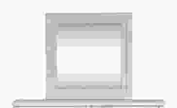 Liberty Modern Farmhouse Mirror in White 406W-BR51 SPECIAL