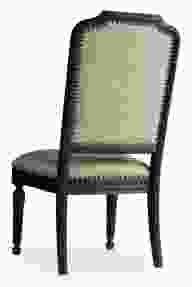 Hooker Furniture Corsica Upholstered Side Chair in Dark Espresso (Set of 2) 5280-75411