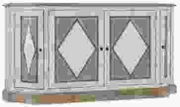 Hooker Furniture Boheme Saint Germain Server in White 5750-75900-MULTI