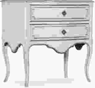 Hooker Furniture Sanctuary 2 Coco En Blanc 2 Drawer Nightstand in Blanc 5865-90116-02