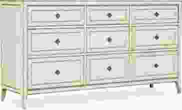 Hooker Furniture Sanctuary 2 Anastasie 9 Drawer Dresser in Blanc 