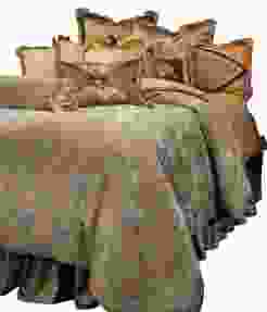 AICO Elizabeth13-pc King Comforter Set in Aqua BCS-KS13-ELZBTH-AQA PROMO