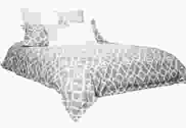 AICO Harper 10-pc King Comforter Set in Natural BCS-KS10-HARPR-NAT  PROMO