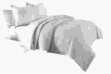 AICO Taylor 3-pc King Coverlet/Duvet Set in Linen BCS-KD03-TAYLOR-LIN