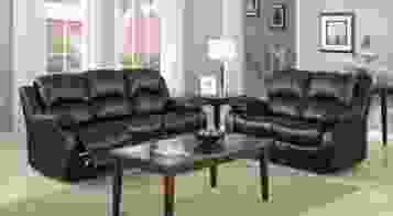 Homelegance Cranley Living Room Set in Black