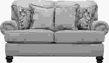 Emma Mason Signature Audrey Loveseat in Pewter