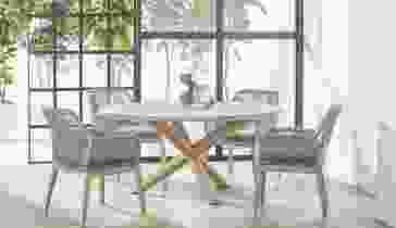 Essentials For Living Boca Outdoor 5pc 63" Round Dining Set PROMO