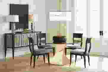Caracole Furniture Classic Do A 360 5pc 60" Round Dining Set