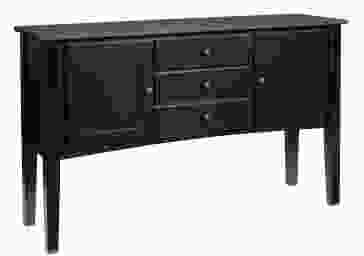 Progressive Furniture Salem Large Server in Gray/Black D811-56