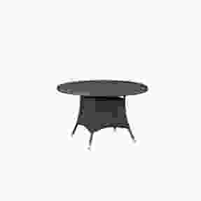  Emma Mason Signature Mariz Outdoor Patio 47" Round Dining Table in Espresso