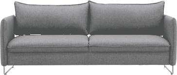Luonto Flipper Full XL Sofa Sleeper - Easy Deluxe Function (Loule 413 / 226/13 Chrome)