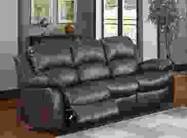 Homelegance Cranley Double Reclining Sofa in Brown 9700BRW-3