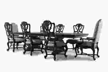 Hooker Furniture Rhapsody 9pc Rectangle Dining Table Set