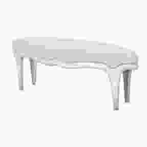 AICO London Place Bed Bench in Creamy Pearl 