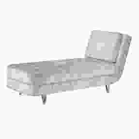 AICO Lanna Armless Chaise in Storm Silver Mist NLRU-LANA841-STM-823