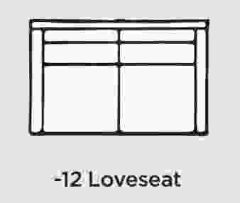 Ambella Home Profiles Plus Loveseat in Walnut 4106-12