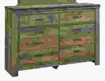 Trinell Youth Dresser in Warm Rustic Oak B446-21