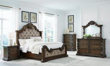 Ashley Signature Design Furniture Maylee Collection with Chests Panel Bed Beds