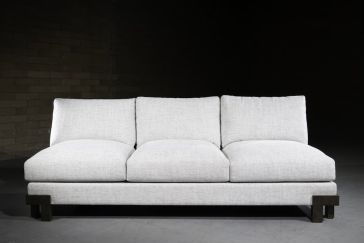 Gray tweed sales tufted jasper sofa