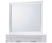 Coaster Furniture Miranda Mirror with Wood Frame in White CLEARANCE