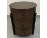 Riverside Nova Chairside Table in Nouveau Walnut 46412
