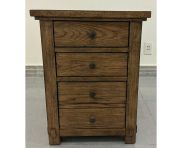 Riverside Windsor Chairside Chest in Brandy 48812