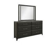 Avalon Furniture Dresser with Mirror in Charcoal B00902 DM