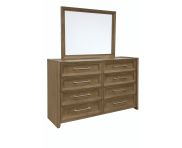 Avalon Furniture Dresser with Mirror in Charcoal B00988 D