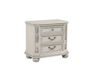 Massa Gallery Arizona Nightstand in Antique White B570-3