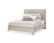 AICO Marin Queen Panel Bed in Greige KI-MRQN-139