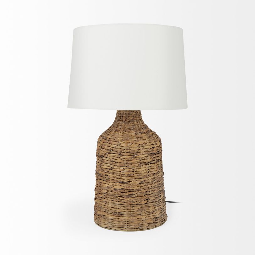 Mercana Campanile Whicker Table Lamp - Thumbnail 2