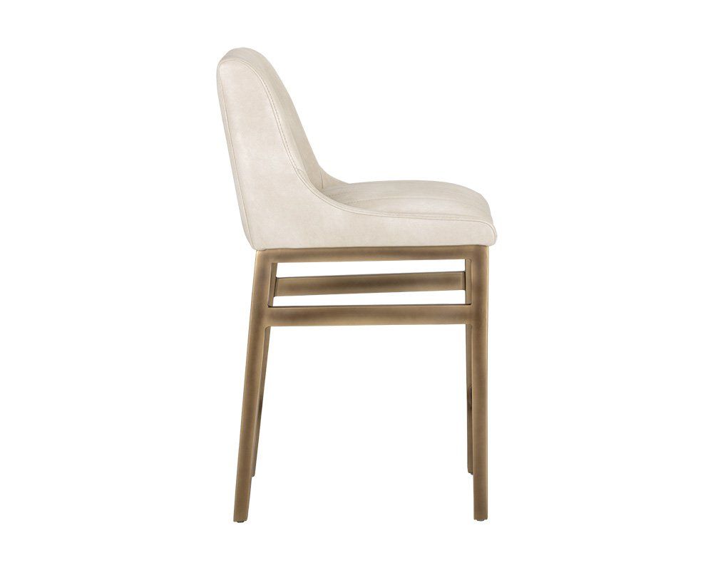 SUNPAN Halden Counter Stool in Bravo Cream/Rustic Bronze 104973