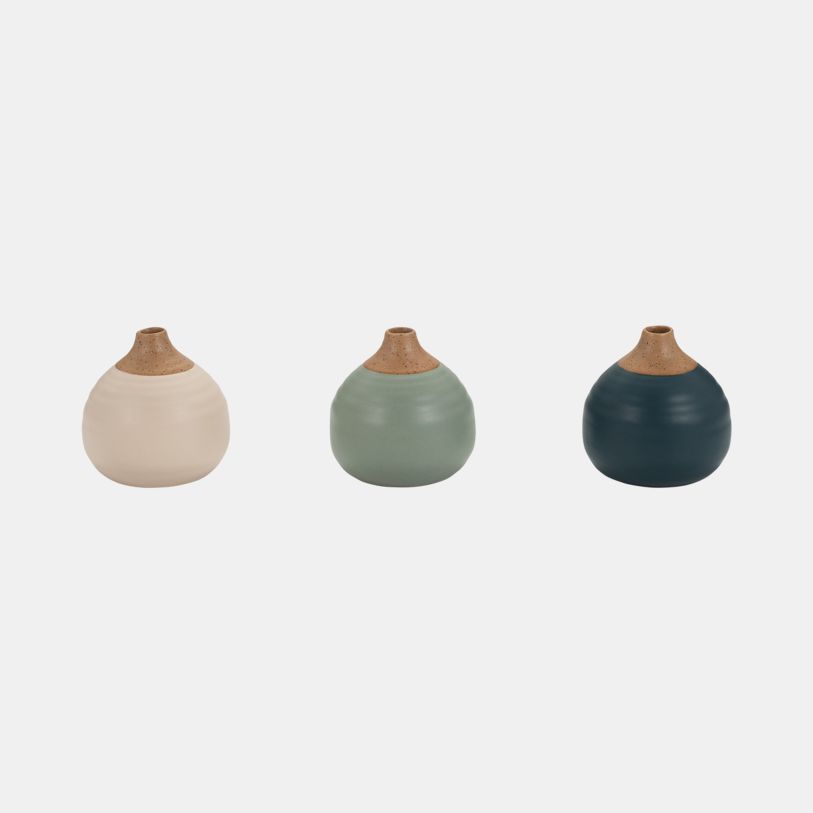 Sagebrook Home Matte Bud Vases (Set o...