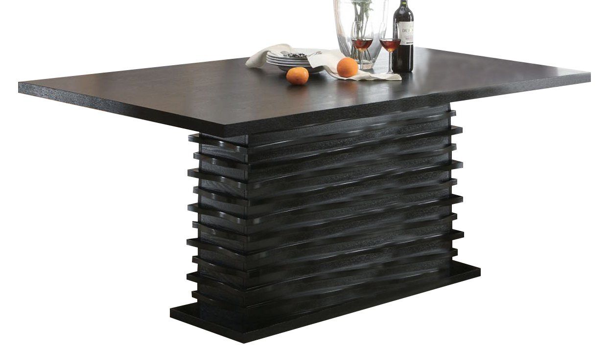 Shop Coaster Stanton Dining Table in Black 102061