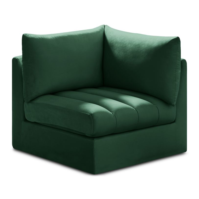 Meridian Furniture Jacob Velvet Modular Corner Chair