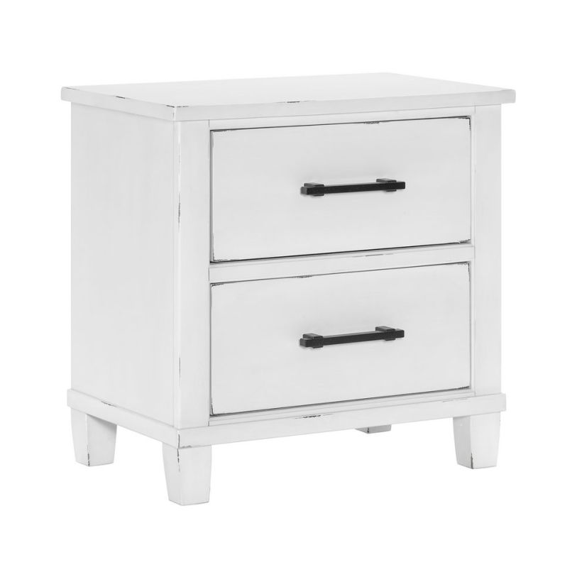 Large image Homelegance Laurelville Night Stand in Antique White 1447-4