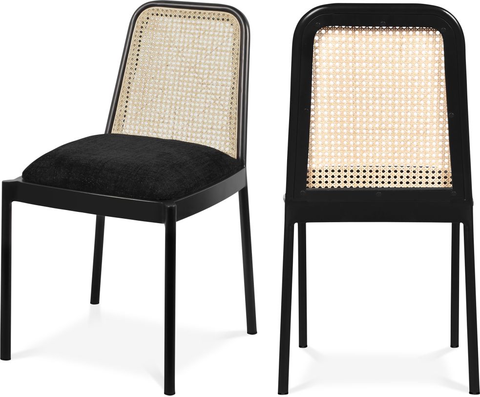 Meridian Furniture Atticus Boucle Fabric Dining Chair Meridian Furniture Atticus Boucle Fabric Dining Chair