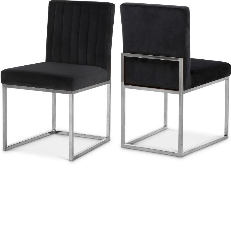 Giselle velvet dining chairs sales