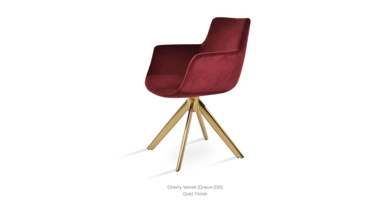 SohoConcept Bottega Sword Swivel Armchair
