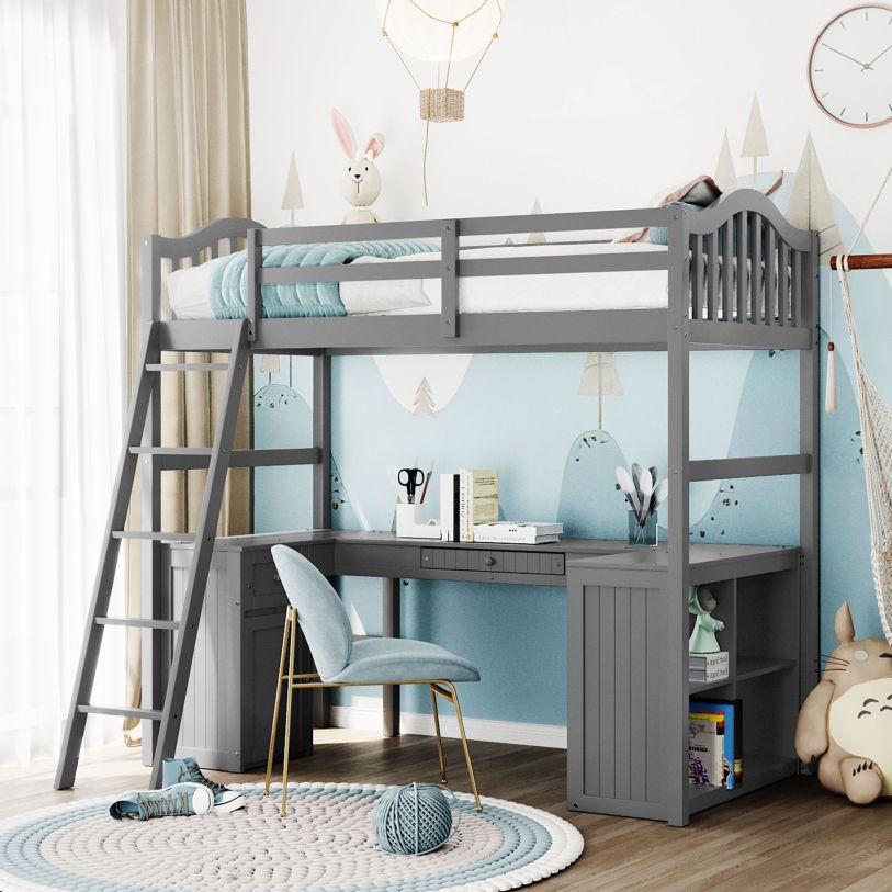 Caitbrook twin store loft bed
