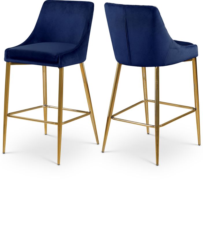 Meridian furniture karina shop velvet dining chair
