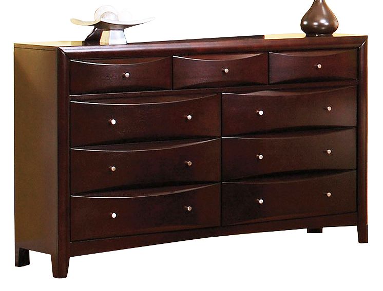 Coaster Furniture Phoenix Platform Storage Bedroom Set in Cappucino 200409