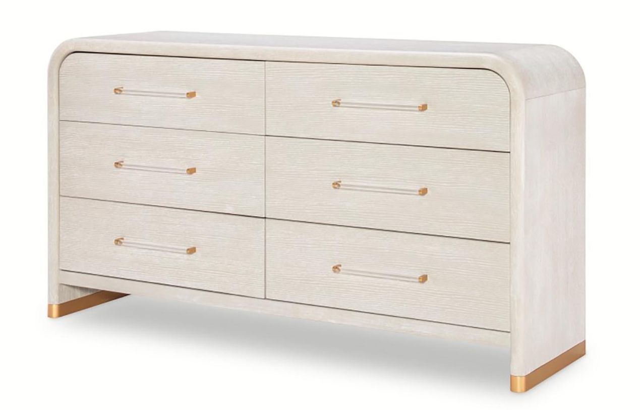 white christmas dresses Traditional White Dresser Louis Phillippe Style Antique Drop Handles C main image 1