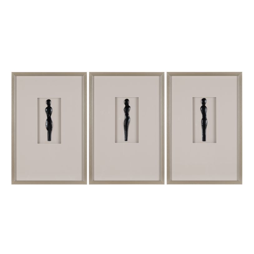 Tres Silhouettes Wall Art - Thumbnail 2