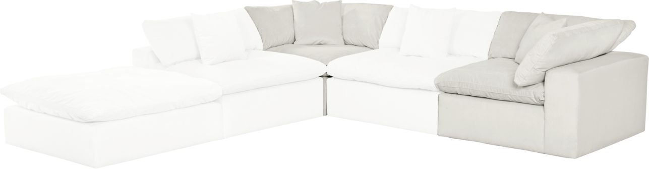 Posh store porcelain sectional