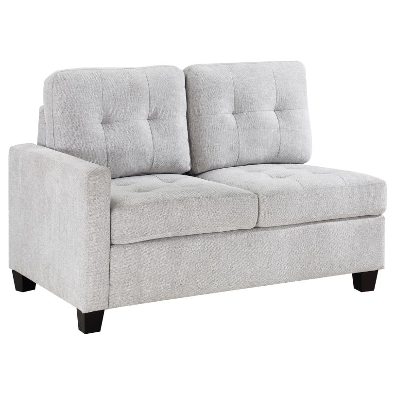 Large image Coaster Georgina Upholstered LAF Chair Steel Beige in Beige 551708LAF